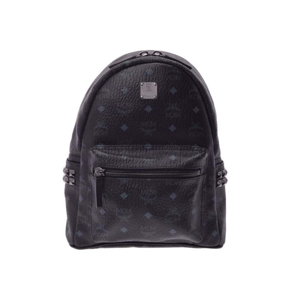 Mcm Backpack Studded Backpack Rucksack Black - image 1